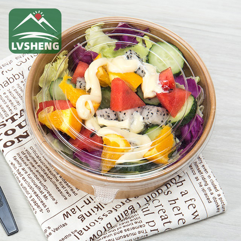 Insalata Bowl con coperchio per insalate fresche
